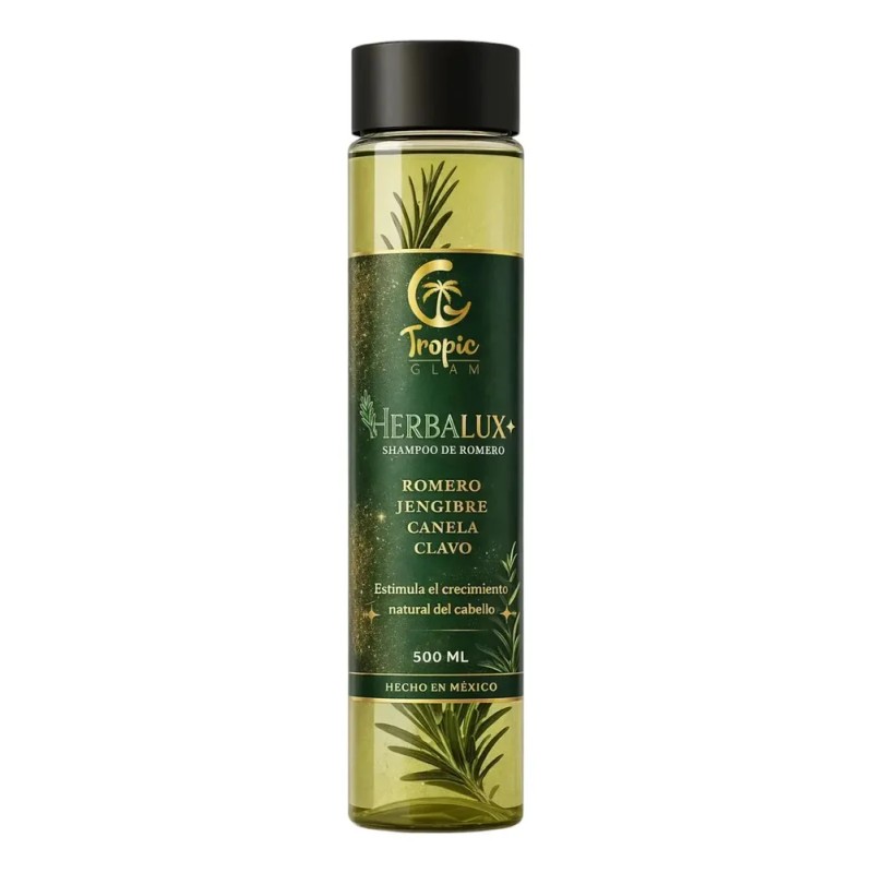 Shampoo Romero Herbalux Crecimiento Capilar Tropic Glam 500m