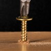 #8 x 1/2" Wood Screw 100Pcs Alloy Steel Standard Thread