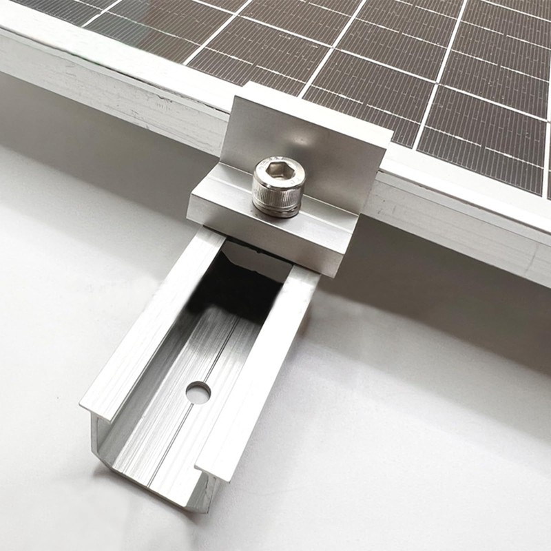 Soportes de montaje en panel solar para panel solar, soportes