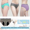 Boboking Teen Girls Cotton Period Panties Big Girls Breathable Briefs