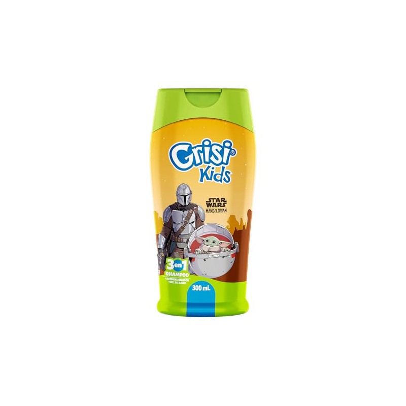 Grisi Kids, Mandalorian 3 en 1: Shampoo, Acondicionador y Gel