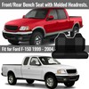 EDIETH Front Bench Seat Covers with Molded Headrests for Ford
