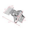 Geesatis Twist Latch & Keeper 2 Pcs Spring Loaded Butterfly