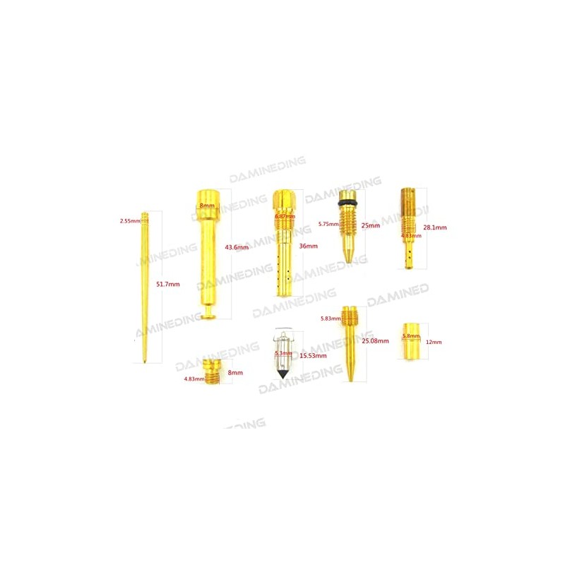 Right & Left Side Carburetor Carb Repair Rebuild Kit fit