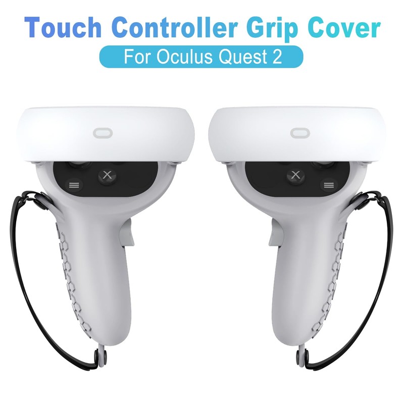 AMZDM Controller Grip for Oculus Meta Quest 2 Accessories Grips