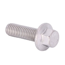 10pcs M8 Stainless Steel Flange Screw, Flange Bolt SS304 Hex Drive Flange Screws Cap Head Washer Bolts Hex Flange Screws Bolts Fasteners (M8*25)