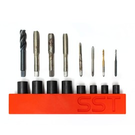 SST - Tap Socket Wrench - 8-Piece Adapter Set - Snug, Secure, & Durable - Easy Storage & Organization - Fits All Number & Fractional M.C.T.I. Standard Taps - Designed in the USA