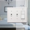 Amerelle 149TTRW Chelsea Wallplate, 2 Toggle / 1 Rocker, Steel,