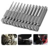 Bestgle 12pcs T5-T40 Torx Head Screwdriver Bit Set 1/4 Inch