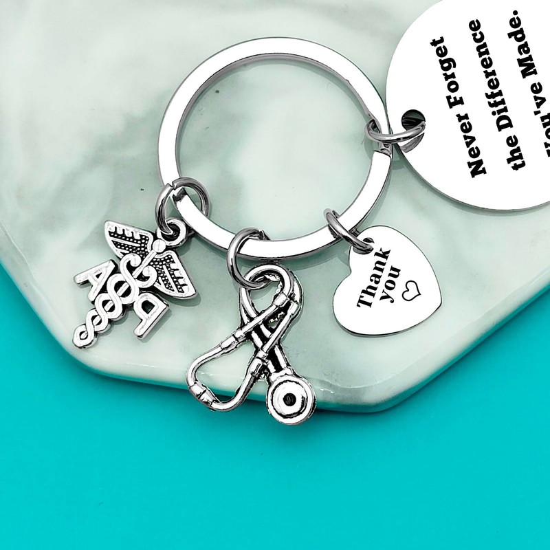 Xiahuyu Physician Assistant Gift PA Keychain Physician Assistant Appreciation Gift