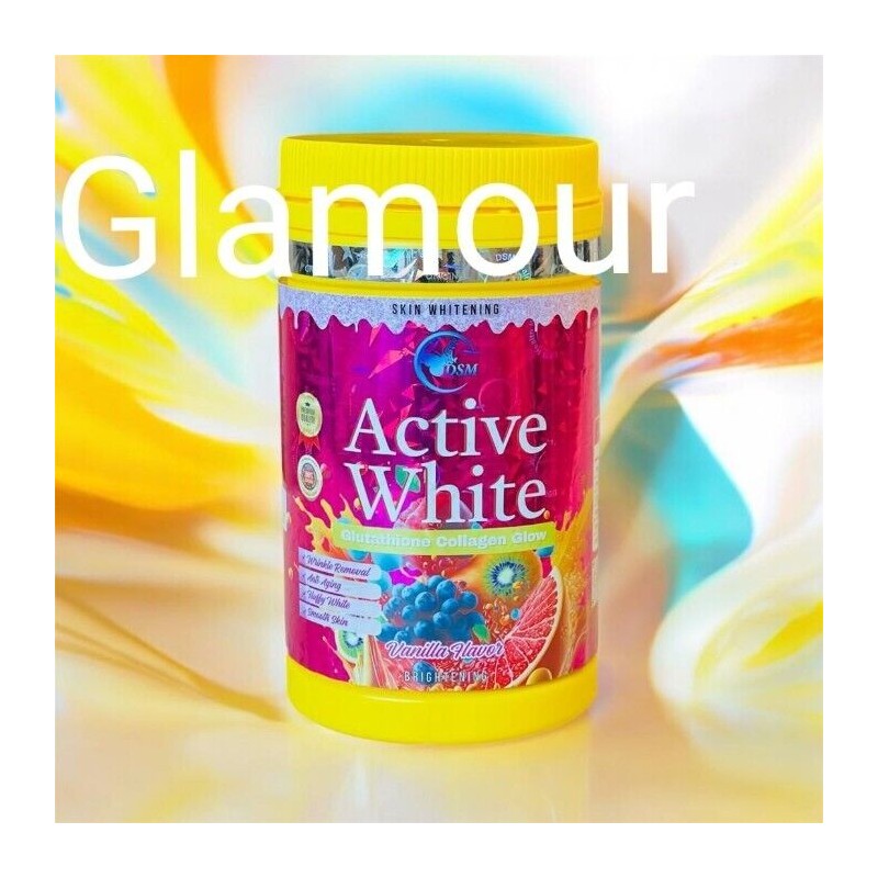 DSM PHYTO ACTIVE WHITE glutathion collagen glow. Anti-aging vanilla flavor