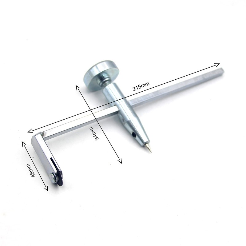 Jadeshay 40cm Circle Cutter for Plasterboard Notching, 400mm Max Diameter