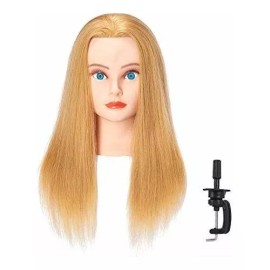 Hairlink Maniqui Cabeza Cabello Natural 27# Rubio 55 Cm Hairlink