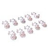 100pcs Cat Shape Paper Clips Colorful Plating Process Increased Slip