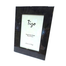 Tizo 4" X 6" Grey Smokey Wooden Frame, Made in Italy