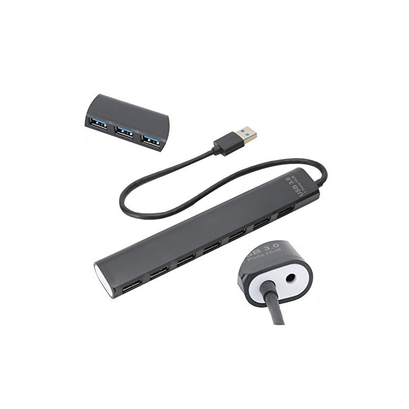 Acouto HUB USB 7 en 1 7 Puertos Múltiples USB