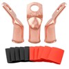 SVAAR 45 Degree Bent Bare Copper Lugs 6 AWG -