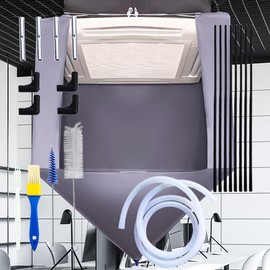 SOUTH SILK All Inclusive Ac Cleaning Bag for Central Unit, Thickened Waterproof and Wear-Resistant Ac Cleaning Cover, Air Conditioner Cleaning Bag for Central Air Unit