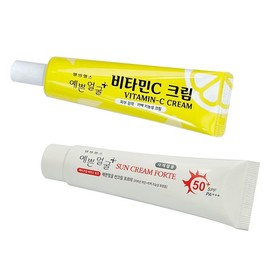Well-being Health Pretty Face Sunscreen Vitamin C Cream Elasticity Moisturizing Skin Radiance UV Protection V / 예쁜얼굴 썬크림 비타민C크림 탄력 보습 피부광채 자외선차단 V