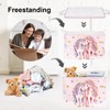 Clastyle Unicorn Kid Storage Basket Foldable Girl Laundry Hamper, 36L