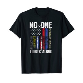 Us Flag First Responder T-Shirt