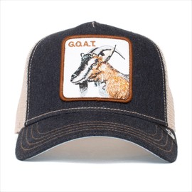 Goorin Bros. Men's The Farm Kappe aus Netzstoff für Damen und Herren Baseball Cap, Trucker-Goat-Charcoal-#27773, One Size