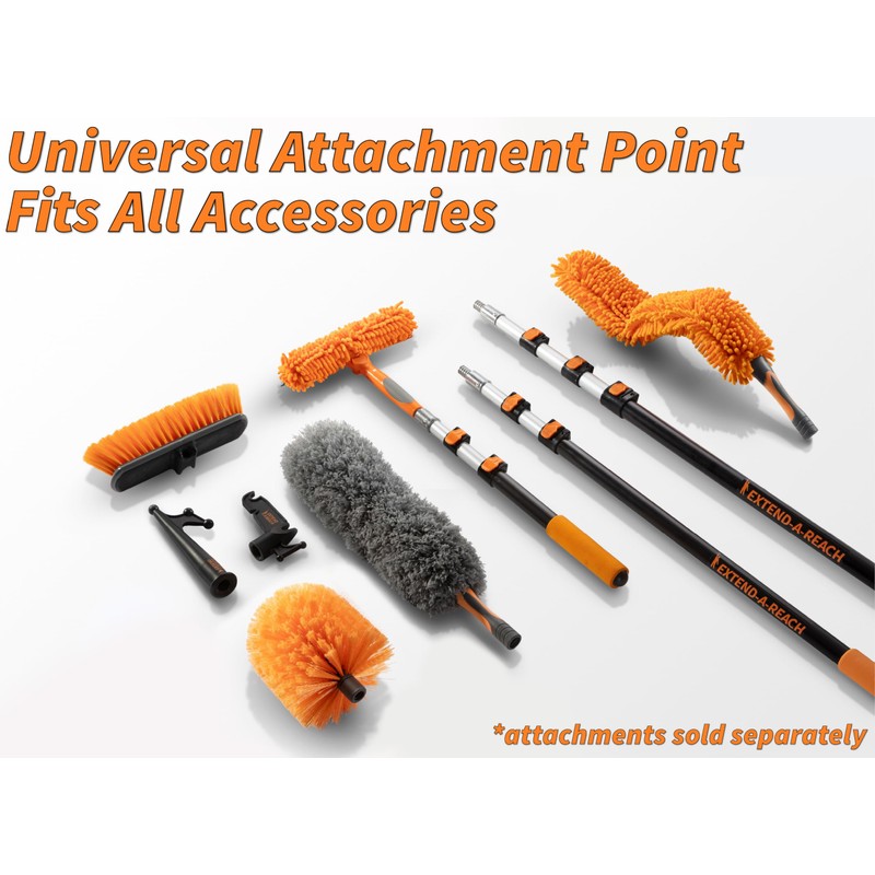 EXTEND-A-REACH Wall Duster Car Duster Chenille Microfiber Cleaning Head //