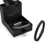 Dada Gioielli - Mens Leather Bracelet - Available in Silver
