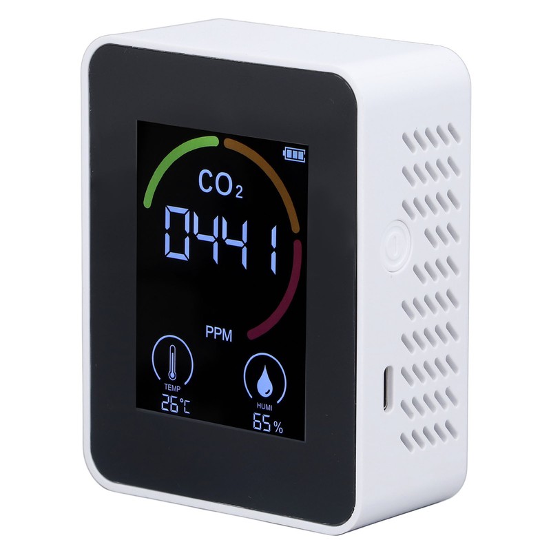 Digital Air Quality Monitor Carbon Dioxide Detector CO2 Tester Temperature