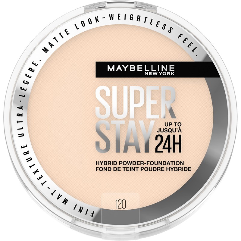 Maybelline Supertay Active Wear base de maquillaje en polvo 120