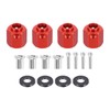 sourcing map Aluminum Wheel Hex Hub 12mm Hex Extended Spacers