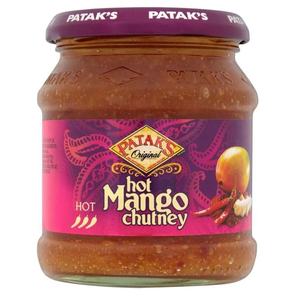 Patak's Hot Mango Chutney (340g) - Pack of 2
