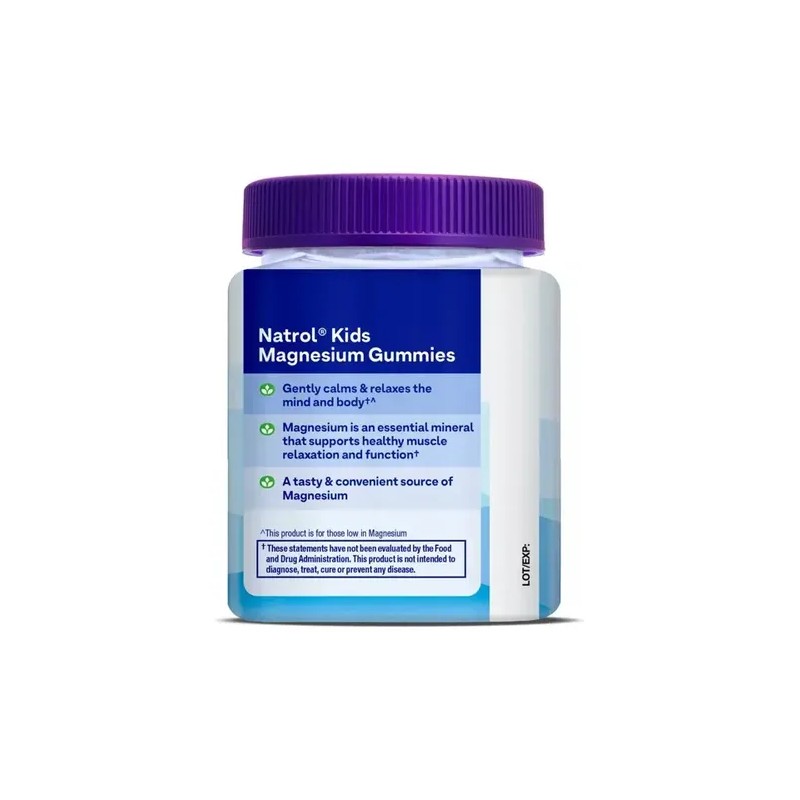 Natrol Kids Magnesium Magnesio Niños Gomitas