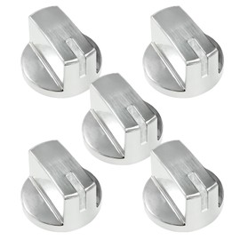 5 Pack AEZ73293801 Burner Control Stove Knobs Replacements Compatible with LG Range/Stove Gas Cooktop LCG3011ST LCG3611ST LCG3091ST LCG3691ST