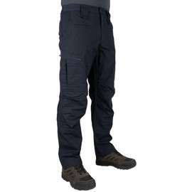 LAPG Men's Atlas Stretch Tactical Cargo Pants, Durable & Lightweight Ripstop Work Pants, Outdoor Hiking Pants for Men - Navy - 32 x 32