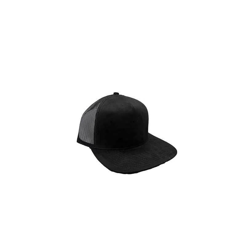 Ashen Fane Faux Suede Polyester Blend 5 Panel Classic Flat