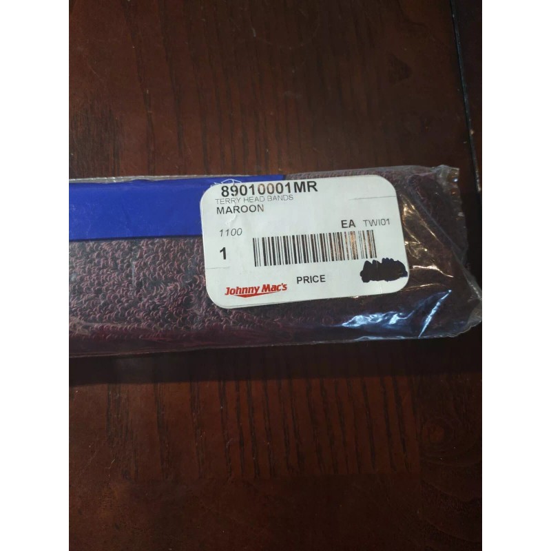 Unbranded TCK Maroon Terry Headband