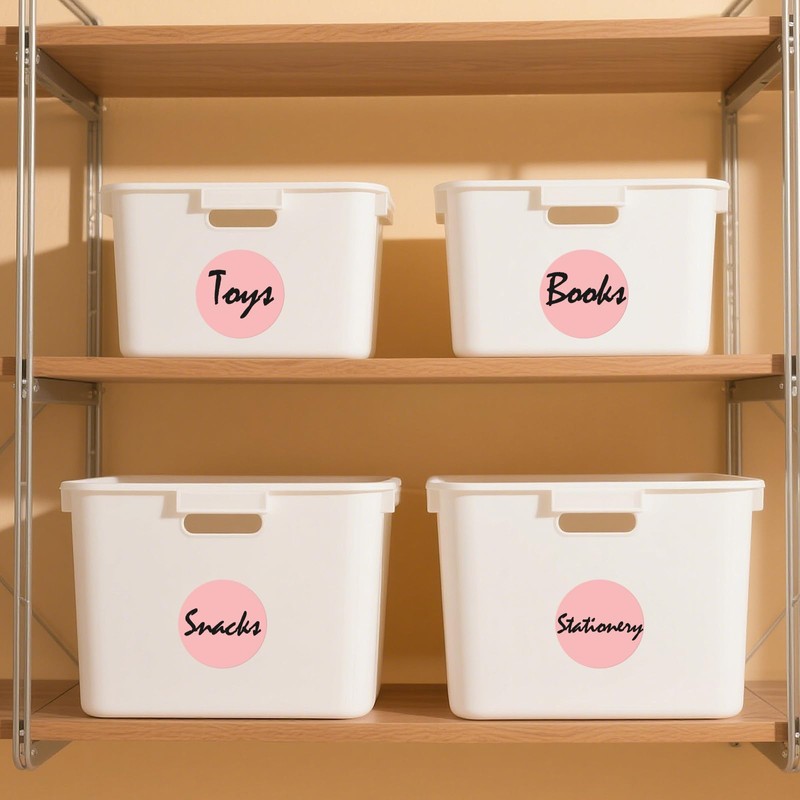 Meitaat Pack of 500 Round Stickers 76 mm Colour Coding