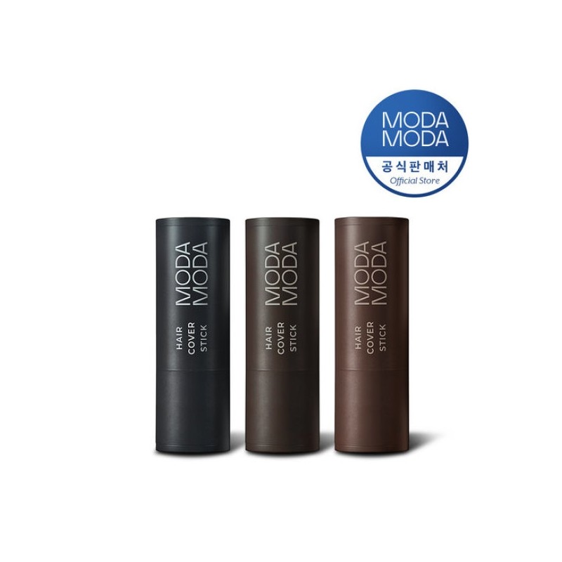 Modamoda Pro Change Hair Cover Stick 3.5g Black 2-pack /