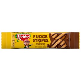 Keebler Fudge Stripes, Original Shortbread Cookies Coated in Keebler Fudge, 11.5 oz