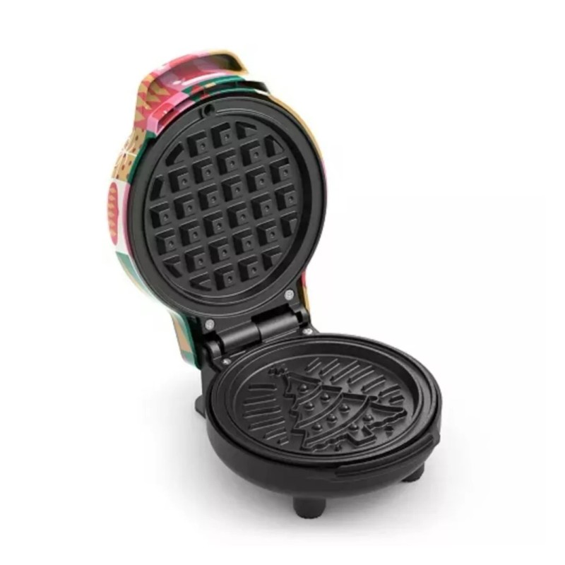 Bella New! Bella Mini Christmas Tree Multicolor Fun Waffle Maker