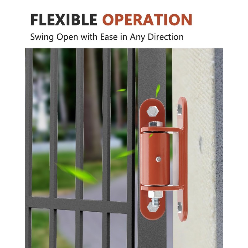 SPARKWHIZ 7 Inch Heavy Duty Gate Hinge, Bolt onto Gate