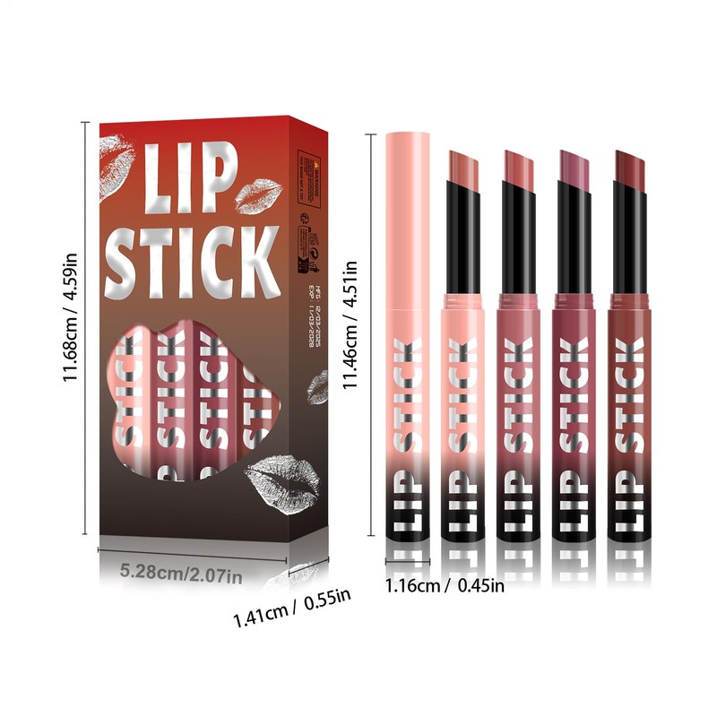 Matte Lipstick Set - Lightweight Lip Gloss | Hydrating Waterproof