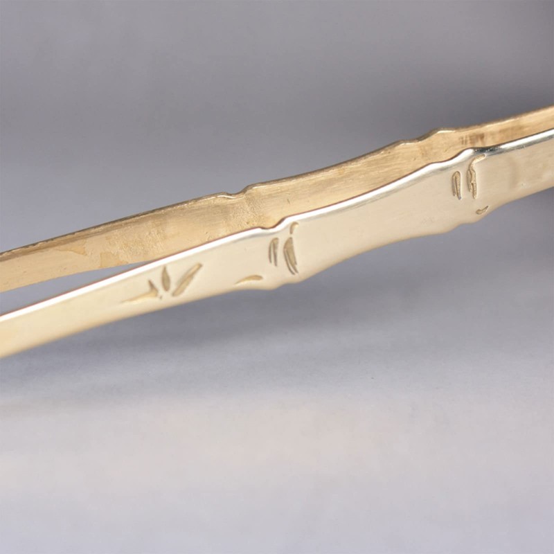 vsilay Incense Tweezer Copper Bamboo Section Backflow Cone Backflow Cone