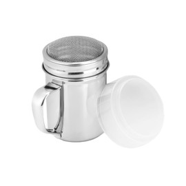 Accmor 1 Pack Powdered Sugar Shaker Duster with Handle, Cinnamon Shaker Flour Sifter, 7oz Stainless Steel Fine Mesh Dredges Shakers for Cinnamon Flour Salt Pepper