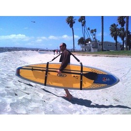 Better Surf...than Sorry 2 Pack Big Board Schlepper with Belt Pack Adjustable Standup Paddle Board Surfboard Carrier Sling Shoulder Strap