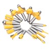 15Pcs Router Bit Straight Slotting Router Bit Cutter Tool Set
