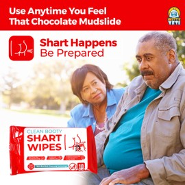 Witty Yeti Shart Wipes 2 Pack