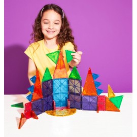 MAGNA-TILES® Combo 46-Piece Magnetic Construction Set, The Original Magnetic Building Brand