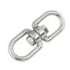 Marine Mooring 1/4" Eye to Eye Swivel 304 Stainless Steel